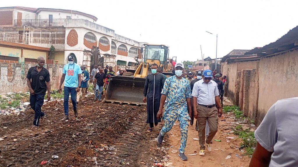 CLEANLINESS INITIATIVE TAKES CENTER STAGE IN AGENEBODE GENERAL MARKET: AS RT. HON. EKPESON LEADS THE CHARGE FOR A CLEANER, HEALTHIER, AND MORE PROSPEROUS ETSAKO EAST img 20260414 wa0015