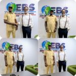 Rt. Hon. Sunny Ekpetika Ekpeson, Ag. Chairman of Etsako East LGA and Chairman of ALGON Edo State Chapter, poses with MD. Suleiman Alejeh of Edo Broadcasting Service after the interactive session at the media house tonight. img 20260607 wa0006